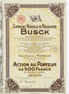 BUSCK - COMPAGNIE NOUVELLE De NAVIGATION - Navigazione