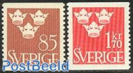 Sweden 1951 Definitives 2v, Mint NH - Ongebruikt