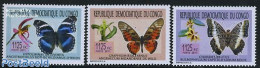 Congo Dem. Republic, (zaire) 2011 Butterflies/orchids 3v, Mint NH, Nature - Butterflies - Orchids - Sonstige & Ohne Zuordnung