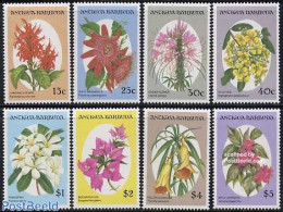 Antigua & Barbuda 1993 Flowers 8v, Mint NH, Nature - Flowers & Plants - Antigua And Barbuda (1981-...)