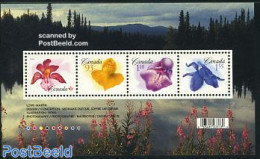 Canada 2006 Flowers 4v M/s, Mint NH, Nature - Flowers & Plants - Unused Stamps