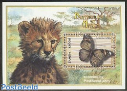 Zambia 2000 Butterfly, Euphaedra Spatiosa S/s, Mint NH, Nature - Butterflies - Cat Family - Zambie (1965-...)