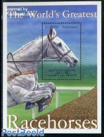 Sierra Leone 2001 Race Horses, Desert Orchid S/s, Mint NH, Nature - Sport - Horses - Sport (other And Mixed) - Sonstige & Ohne Zuordnung