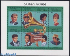 Grenada Grenadines 1992 Grammy Awards 8v M/s, Mint NH, Performance Art - Music - Popular Music - Music