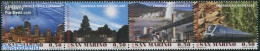 San Marino 2012 Renewable Energy 4v [:::] Or [+], Mint NH, Nature - Science - Transport - Environment - Water, Dams & .. - Unused Stamps