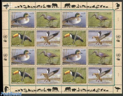 United Nations, Vienna 2003 Birds M/s, Mint NH, Nature - Birds - Ducks - Other & Unclassified