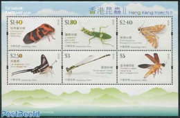 Hong Kong 2012 Insects 6v M/s, Mint NH, Nature - Insects - Neufs