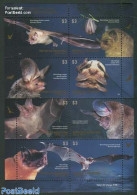 Argentina 2012 Bats 8v M/s, Mint NH, Nature - Animals (others & Mixed) - Bats - Ongebruikt