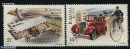 Romania 2013 Europa, Postal Transport 2v, Mint NH, History - Nature - Sport - Transport - Europa (cept) - Horses - Cyc.. - Ungebraucht