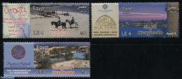 Egypt (Republic) 2013 Tourism 3v, Mint NH, Nature - Various - Animals (others & Mixed) - Horses - Hotels - Tourism - A.. - Nuovi