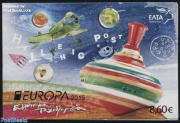 Greece 2015 Europa, Old Toys Booklet, Mint NH, History - Transport - Various - Europa (cept) - Stamp Booklets - Automo.. - Ongebruikt