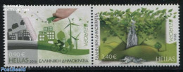 Greece 2016 Europa, Think Green 2v [:], Mint NH, History - Nature - Science - Sport - Various - Europa (cept) - Birds .. - Neufs