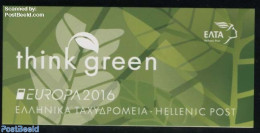 Greece 2016 Europa, Think Green Booklet, Mint NH, History - Nature - Science - Sport - Various - Europa (cept) - Birds.. - Ongebruikt