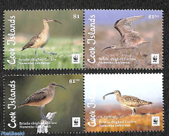 Cook Islands 2017 WWF, Birds 4v (stamps Without Borders), Mint NH, Nature - Birds - World Wildlife Fund (WWF) - Autres & Non Classés