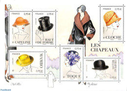 France 2018 Hats S/s, Mint NH, Art - Fashion - Unused Stamps