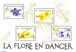France 2019 Endangered Flora S/s, Mint NH, Nature - Flowers & Plants - Neufs