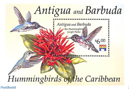 Antigua & Barbuda 1992 Bee Hummingbird S/s, Mint NH, Nature - Birds - Hummingbirds - Antigua And Barbuda (1981-...)