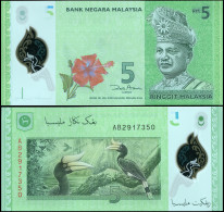 Malaysia 5 Ringgit. ND (2012) Polymer Unc. Banknote Cat# P.52a - Malaysia