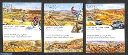 Israel 2014 Sports 3v, Imperforated, Mint NH, Sport - Transport - Cycling - Mountains & Mountain Climbing - Sport (oth.. - Unused Stamps (with Tabs)