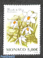 Monaco 2021 Flower 1v, Mint NH, Nature - Flowers & Plants - Ungebraucht