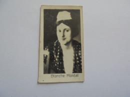 Blanche Montel  Chocolat Ackermans Liège Chocolaterie Cinéma Stars Chromo Trading Card Film Star Vedette Photographie - Andere & Zonder Classificatie