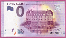 0-Euro UECK 01 2016 CHATEAU D'AUVERS - VOYAGE AU TEMPS DES IMPRESSIONNISTES - Private Proofs / Unofficial