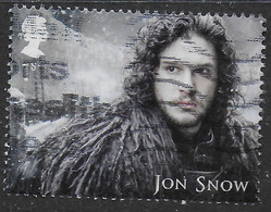 GROSBRITANNIEN GRANDE BRETAGNE GB 2018 GAME OF THRONES: JON SNOW 1ST USED SG 4034 MI 4142 YT 4545 SC 3682 - Used Stamps