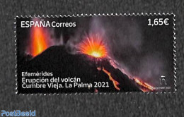 Spain 2022 Cumbre Vieja Eruption 1v, Mint NH, History - Geology - Neufs