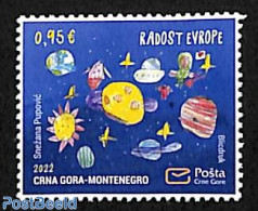 Montenegro 2022 European Joy 1v, Mint NH, History - Europa Hang-on Issues - Idee Europee