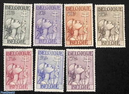 Belgium 1933 Anti Tuberculosis Set, Regummed, Unused (hinged), Health - Anti Tuberculosis - Unused Stamps