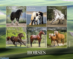 Liberia 2022 Horses, Mint NH, Nature - Horses - Other & Unclassified