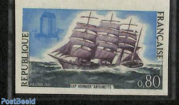 France 1971 Antoinette 1v, Imperforated, Mint NH, Transport - Ships And Boats - Nuovi
