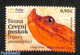 Montenegro 2023 Fauna 1v, Mint NH, Nature - Reptiles - Montenegro