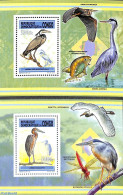 Congo Dem. Republic, (zaire) 2013 Herons 2 S/s, Mint NH, Nature - Birds - Autres & Non Classés