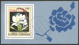 Cuba Hedychium Coronarium White Ginger Gingembre Blanc ( A54 41a) - Used Stamps