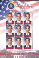 Saint Vincent 2008 Barack Obama M/s, Mint NH, History - American Presidents - Politicians - St.Vincent (1979-...)