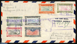 Nicaragua 1945 Airmail Cover To New York, Postal History, Various - Lighthouses & Safety At Sea - Lighthouses