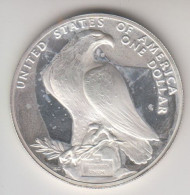 Stati Uniti, Dollaro Commemorativo  Argento - Olimpiadi Di Los Angeles - 1984 - Herdenking