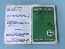 Carte De Scoutisme Français - District De Versailles. 1954 - Padvinderij