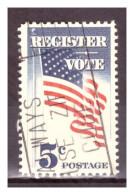 USA - 1964 - Campagna Per Il Voto - Used Stamps