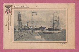 Barletta. Il Porto ( Al Fronte Blasone Della Città Di Barletta- Small Size, Divided Back, Ed. Di Candia , - Barletta