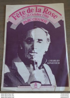 Ancien Programme - Fête De La Rose - Novembre 1980 - Charles Aznavour - Parc Chanot - Marseille .. Lot470 . - Programme