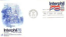 USA Interphil 76 Philatelic Expo FDC ( A60 784) - Expositions Philatéliques