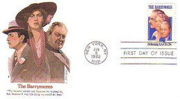 USA The Barrymores Actors FDC ( A60 839) - Theatre