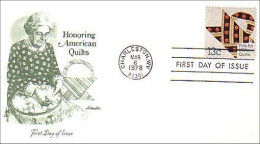 USA Quilt Courtepointe FDC ( A60 718) - Textile