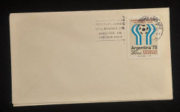 CM) 1977. ARGENTINA. FDC. STAMP OF THE FOOTBALL WORLD CUP. XF - Argentine