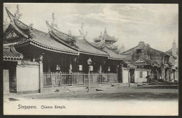 CPA Chine Temple Chinois Singapour Singapore China Asie Non Circulé - China (Hongkong)