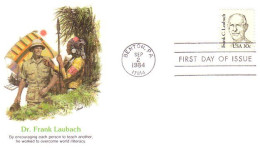 USA FDC Dr. Frank Laubach ( A61 660) - Writers