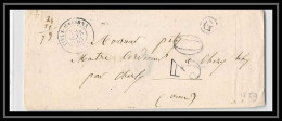 36780 Viels-Maisons Aisne 1859 Boite Rurale G Pour Charly France Marque Postale LSC Lettre Cover - 1849-1876: Période Classique