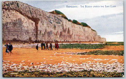 RAMSGATE - The Beach Under The East Cliff - Photochrom Celesque 49246 - Ramsgate